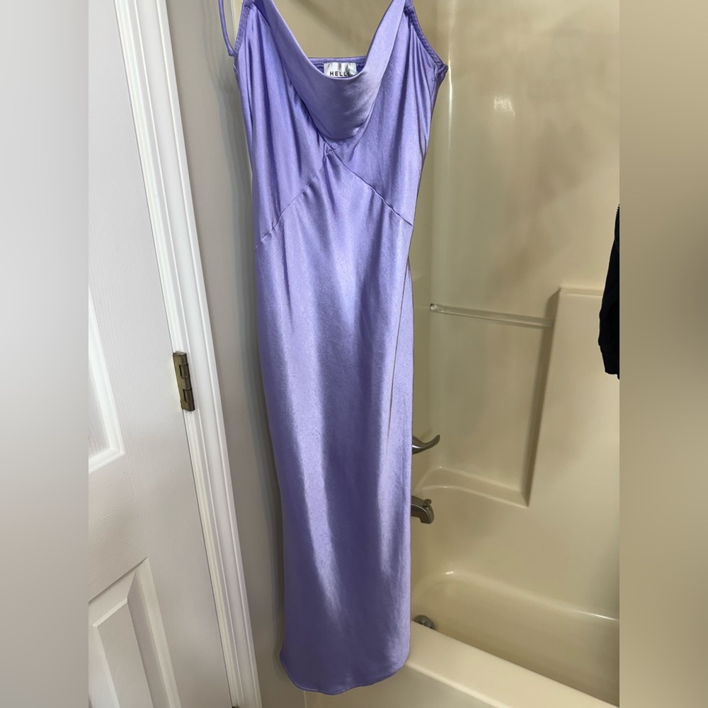 Hello Molly Lavender Midi Dress - Picture 12 of 12
